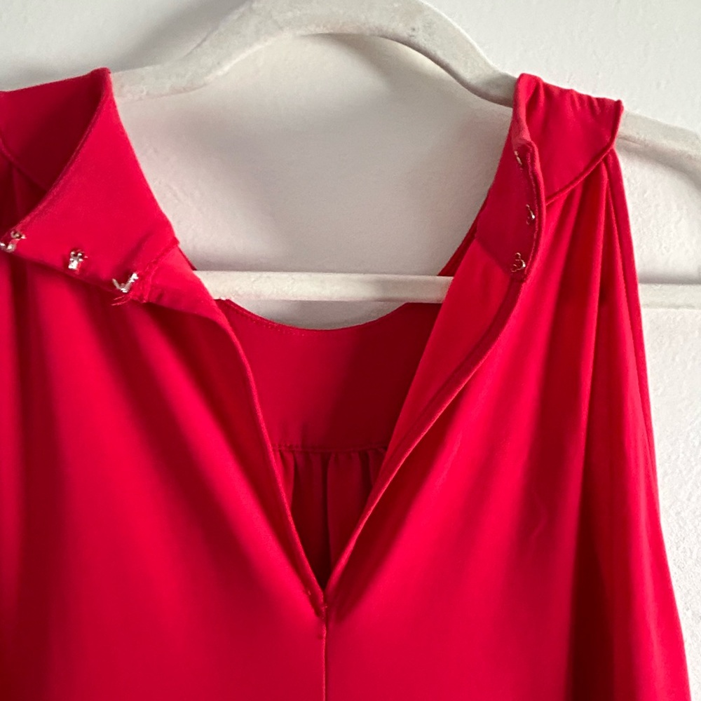 SPICY ๐ถ๏ธ RED KNEE LENGTH DRESS /MIDI - Picture 3 of 4